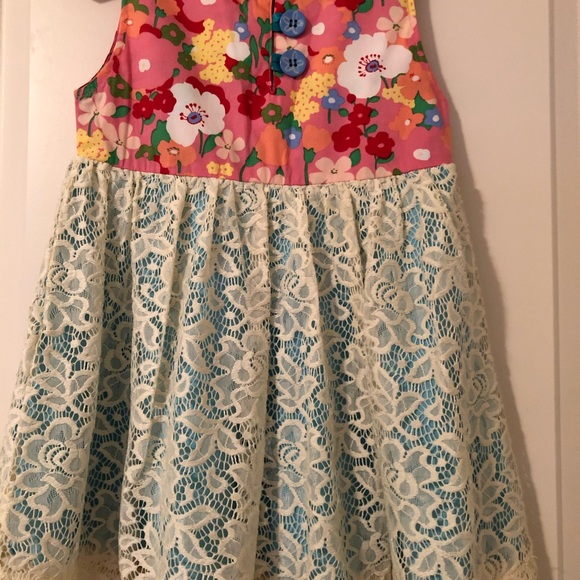 GIRLS MATILDA JANE FLORAL LACE DRESS NWT, SIZE 2 - Picture 3 of 4